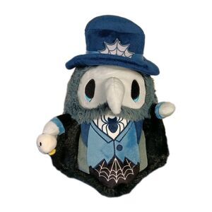Squishable Haunted Plague Doctor Plush Goth Spider Web Skull Soft Toy Plush